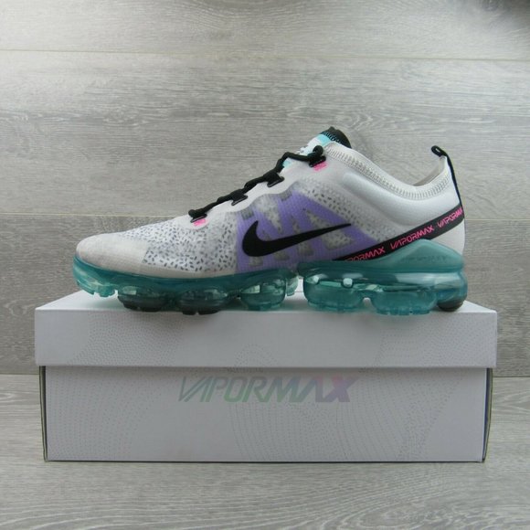 Nike Air VaporMax 2019 Running Shoes Platinum - Picture 3 of 8